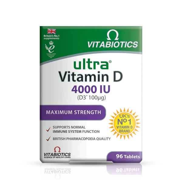 Vitabiotics Ultra Vitamin D 4000IU 96Tabs